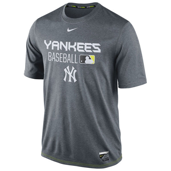 MLB Men New York Yankees Nike Legend Team Issue Performance TShirt  Charcoal